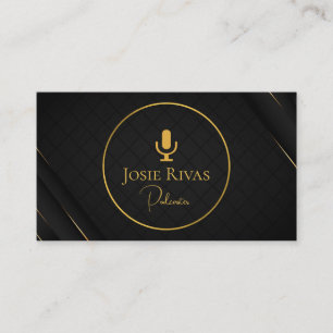 Podcast, Podcaster-Affärskort Visitkort