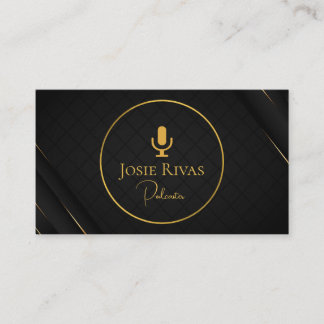 Podcast, Podcaster-Affärskort Visitkort