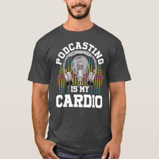 Podcast Radio Show Djs Podcasting Älskare Gift T Shirt