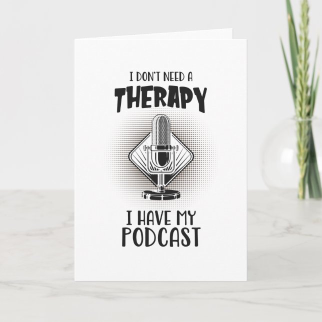 Podcast Therapy Podcaster Podcasting Roligt Kort (Framsida)