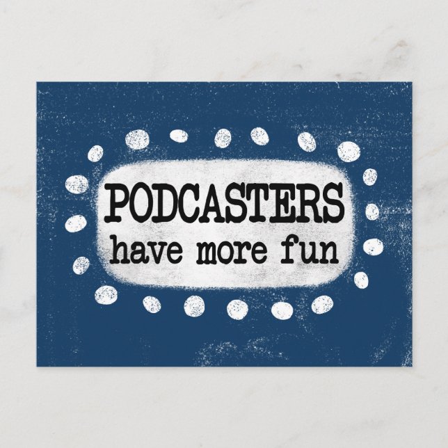 Podcastare Har Mer Kul Postkort Vykort (Framsida)