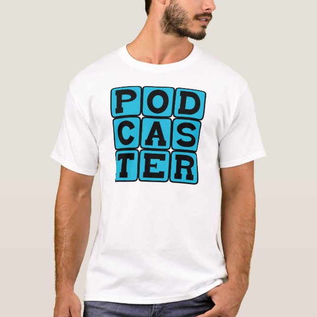 Podcaster, Radiohobby T-shirt (Framsida)