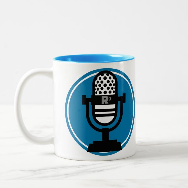 Podcasting mugg för rikoschett (Vänster)