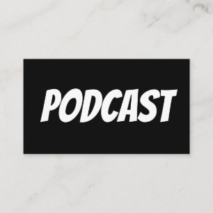 PODCASTvisitkortar Visitkort