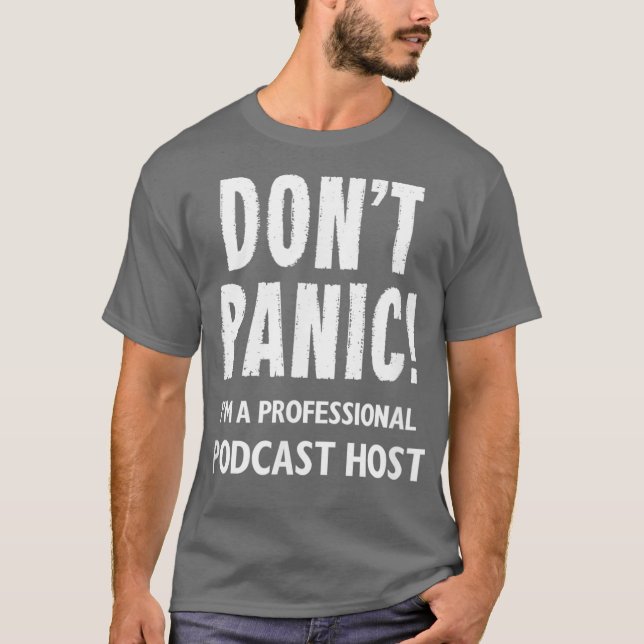 Poddsändningsvärd T Shirt (Framsida)