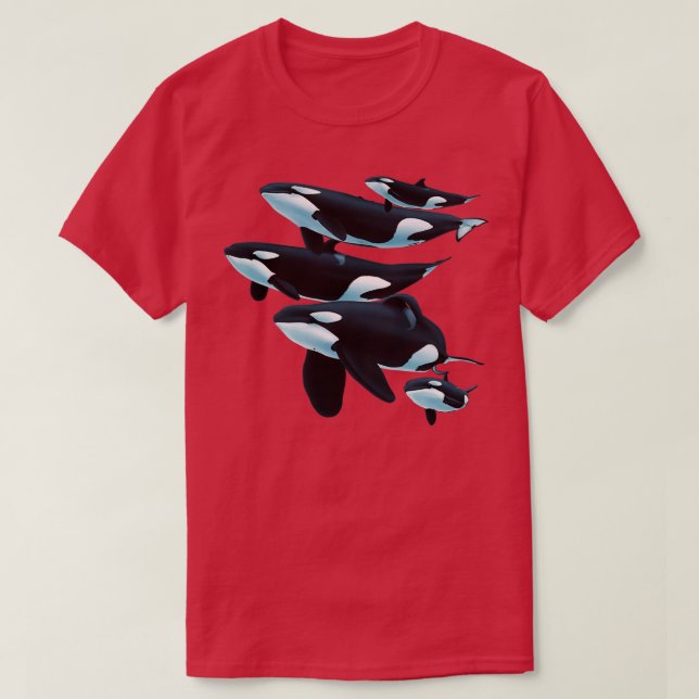 Poden Orcas T Shirt (Design framsida)