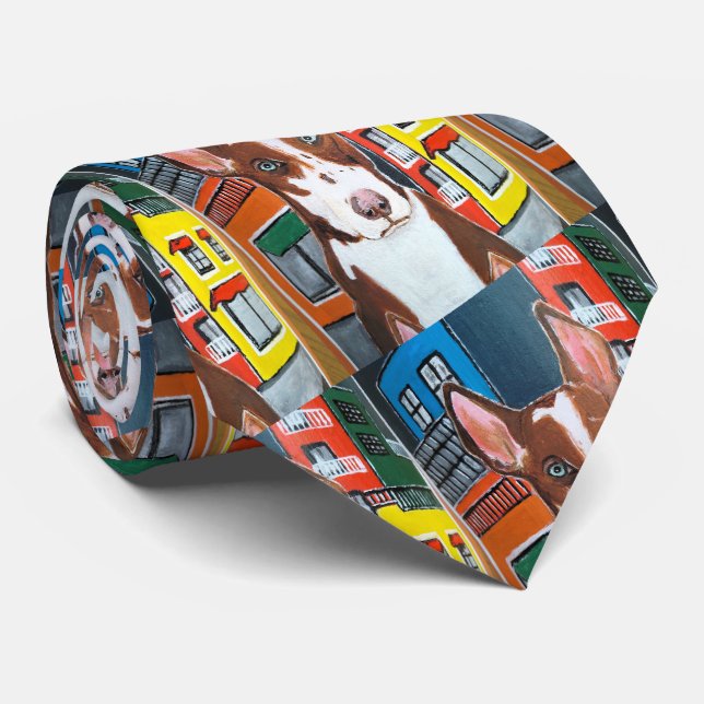 Podenco in Town Painting av Alfred Fox Slips (Rullad)