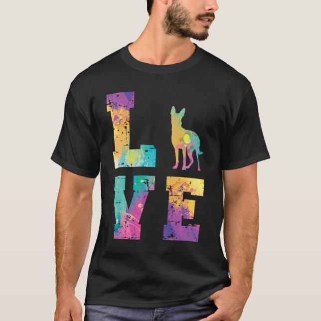 Podenco Love T Shirt (Framsida)
