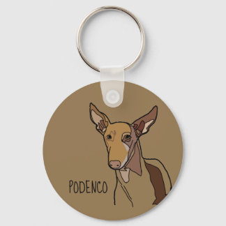 podenco nyckelring