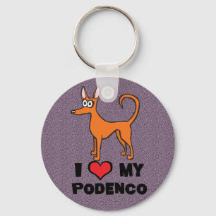 Podendo tecknad nyckelring