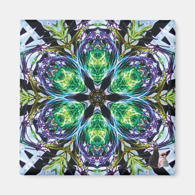 Poder Kaleidoscope Magnet (Framsidan)