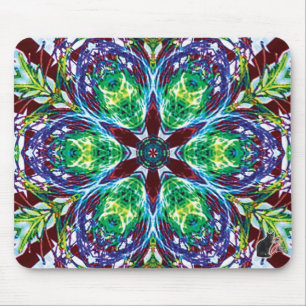 Poder Kaleidoscope Mouse Pad Musmatta