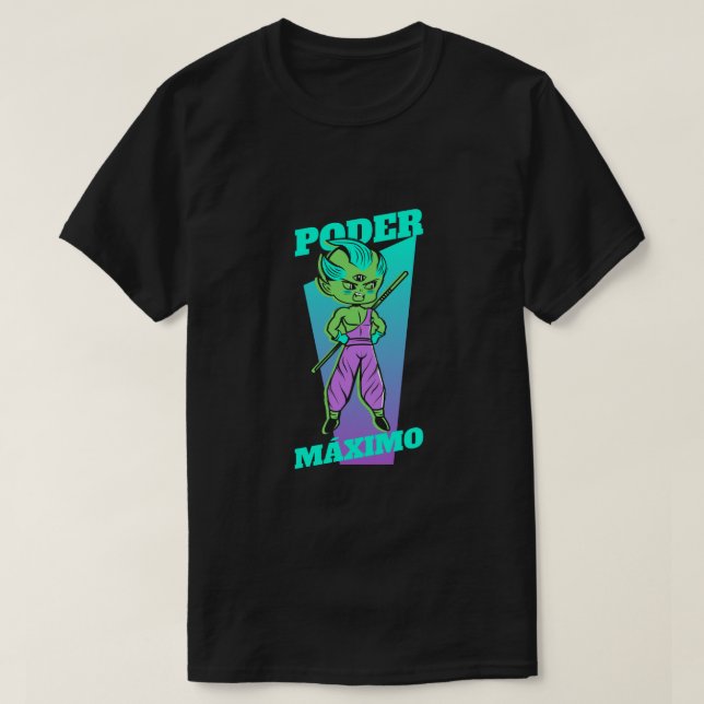 Poder maximo - shirt - t-shir - anime t shirt (Design framsida)