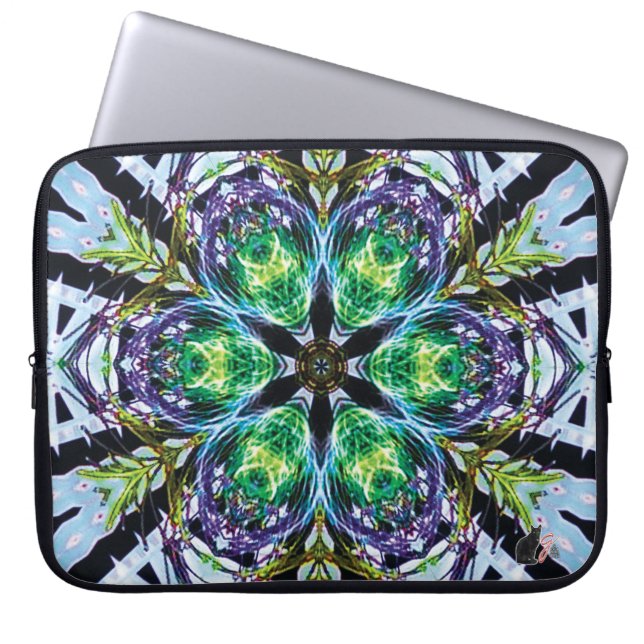 Poderna Kaleidoscope Laptop sleeve (Framsidan)