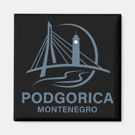 Podgorica Montenegro Europa Magnet
