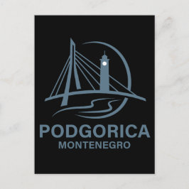Podgorica Montenegro Europa Vykort