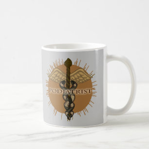 Podiatrist Caduceus Kaffemugg