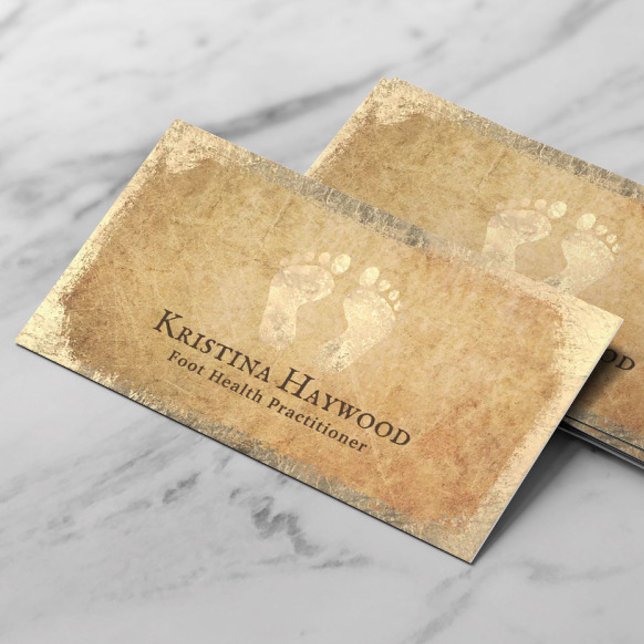 Podiatrist Foot Massage Health Practice Visitkort (Skapare uppladdad)