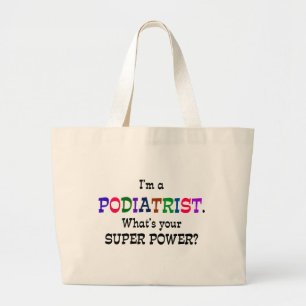 Podiatrist humor jumbo tygkasse