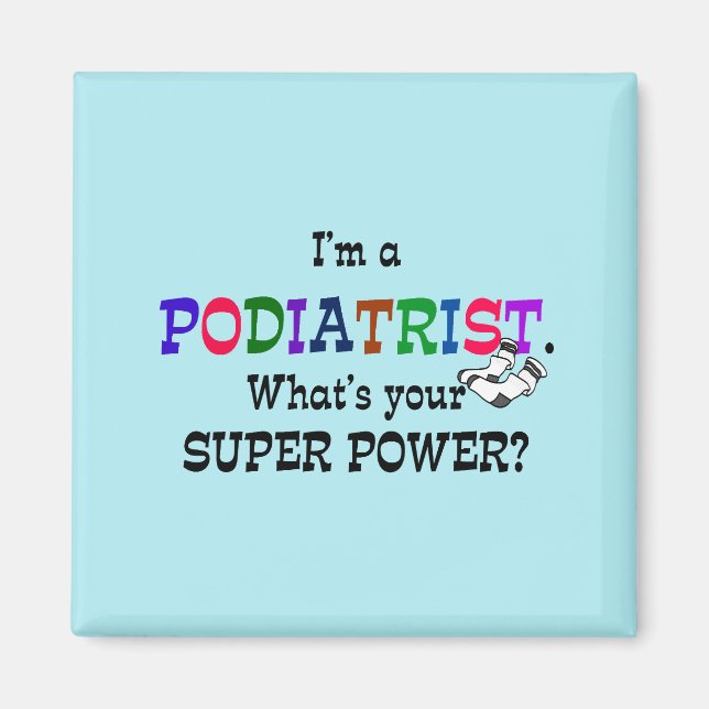 Podiatrist humor magnet (Framsidan)