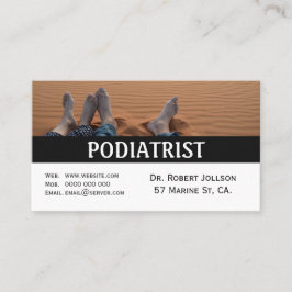 Podiatrist Medicinsk Tidbokning Namnkort