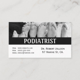 Podiatrist Medicinsk Tidbokning Namnkort