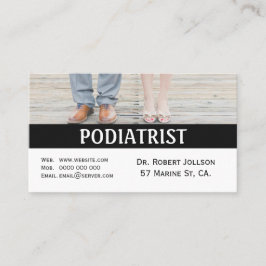 Podiatrist Medicinsk Tidbokning Namnkort