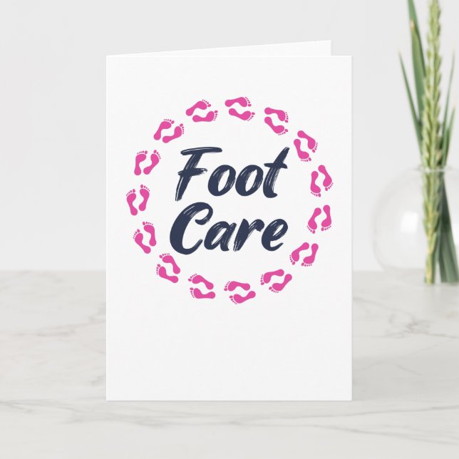 Podiatrist Nail Salon Gift Kort (Framsida)