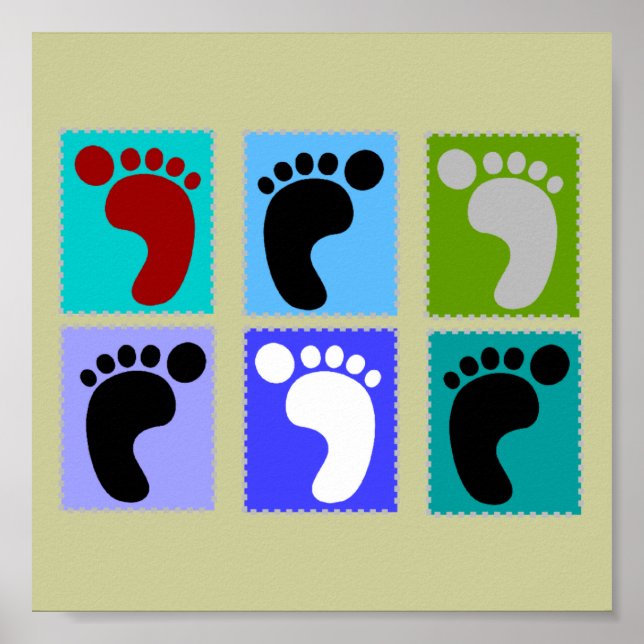 Podiatrist Popart Art Poster (Framsidan)