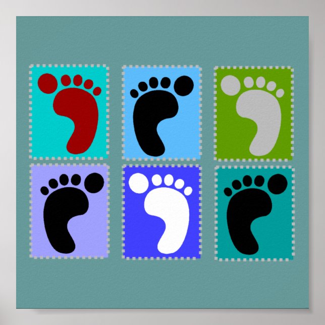 Podiatrist Popart Art Poster (Framsidan)