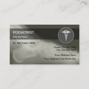 Podiatristvisitkortar Visitkort