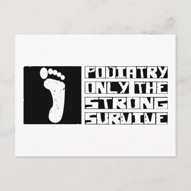 Podiatry Överlever Vykort (Framsida)