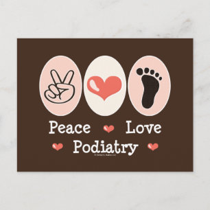 Podiatry Podiatry Podiatrist-vykort för fred Kärle Vykort