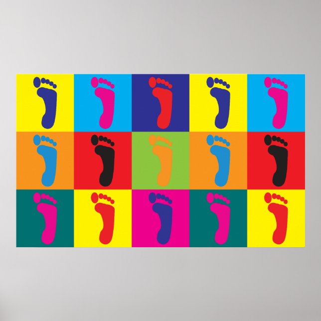 Podiatry Pop Art Poster (Framsidan)