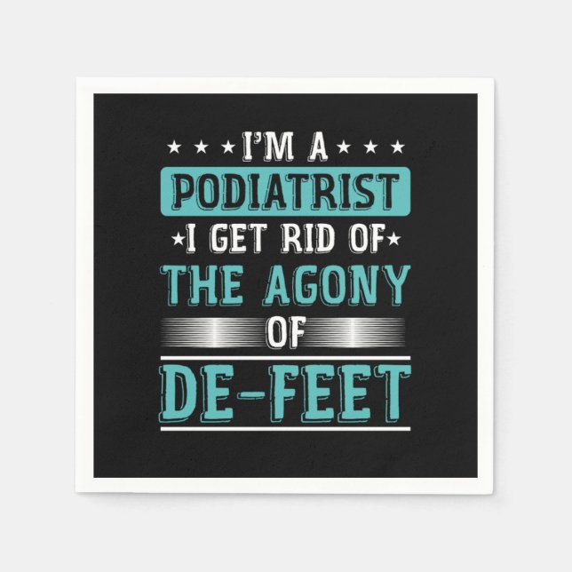 Podiatry Student Medical Podimic Gift Im A Podia Pappersservett (Framsidan)