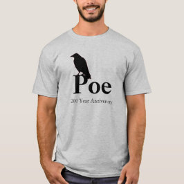 Poe 200 år årsdag tee