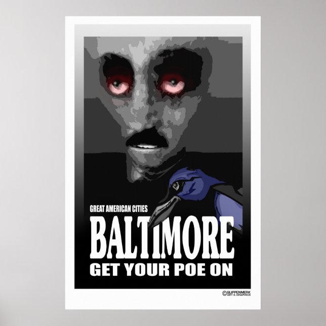 Poe Baltimore poster (Framsidan)