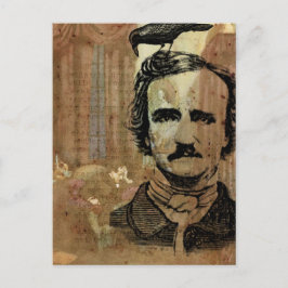 Poe Collage Vykort