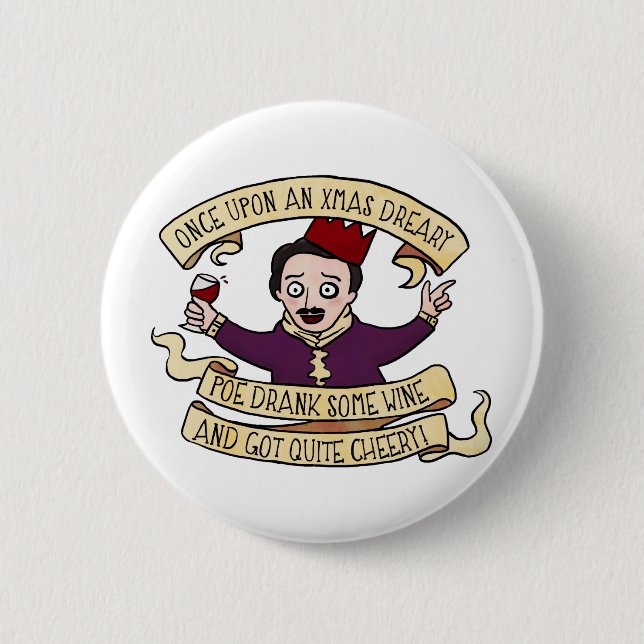 Poe drack något den ganska Cheery vin och har Knapp (Framsida)