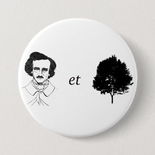 Poe-et-Träd knäppas Knapp