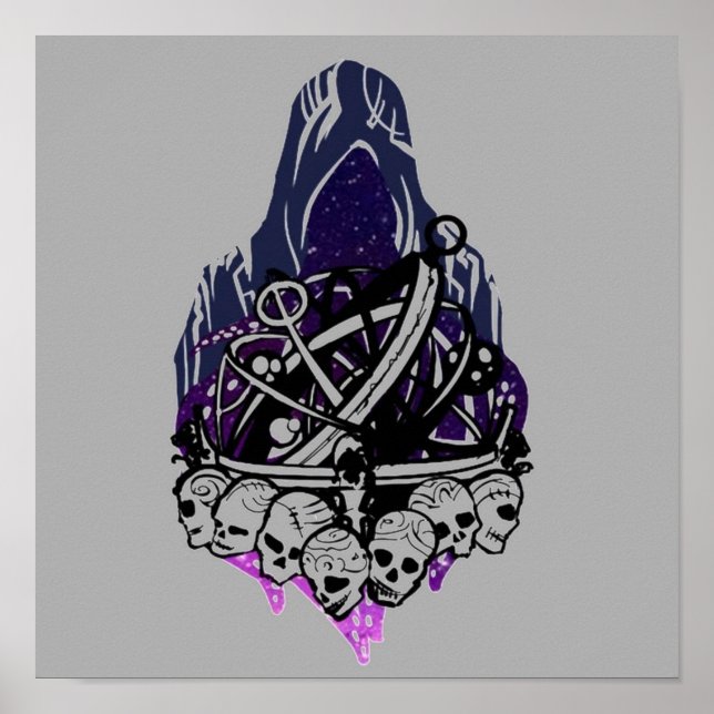 POE Headhunter Shaper Atlas Poster (Framsidan)