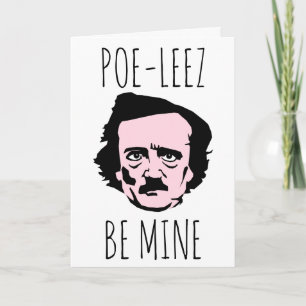 Poe Leez be Mine Valentine Helgkort