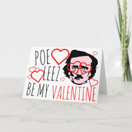 Poe Leez be MY Valentine Helgkort