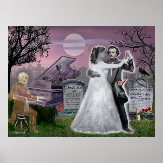 Poe och Annabel Lee Eternally Poster (Framsidan)