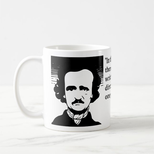 Poe-offert vid skrivning av Kort-artiklar Kaffemugg (Vänster)