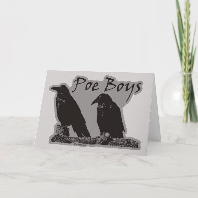 Poe-pojkar Kort (Framsida)