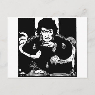 Poe Porträtt Vykort