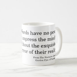 Poe Quote på Ord Kaffemugg