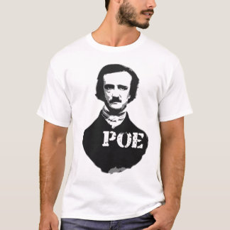 Poe stencilerar 1 tee shirt