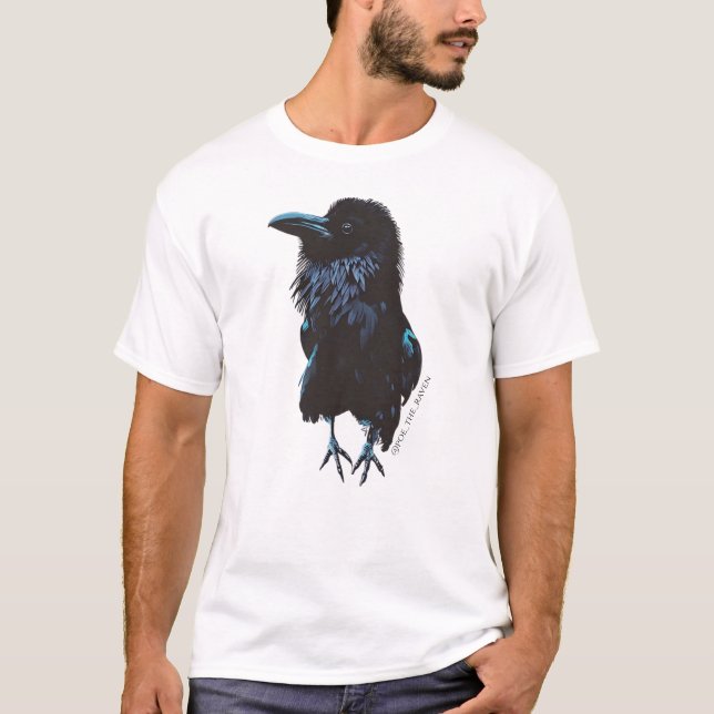 Poe the Raven T-Shirt (Framsida)